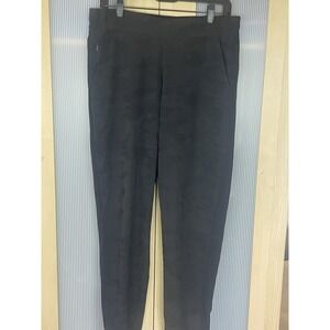 Athleta Women's Brooklyn Jogger Pants Sz 10 L Black Pockets Yoga Running Outdoor